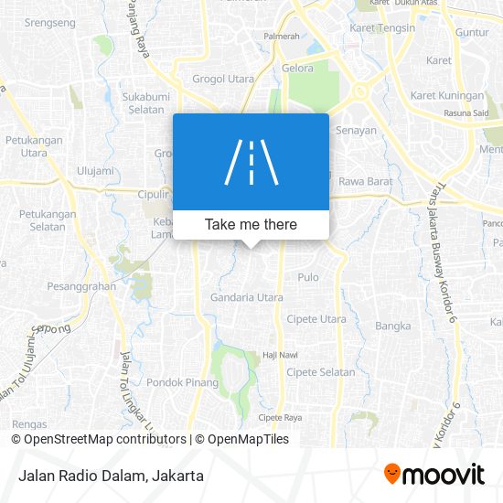 Jalan Radio Dalam map