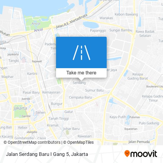 Jalan Serdang Baru I Gang 5 map