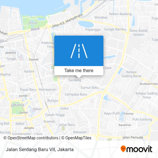 Jalan Serdang Baru VII map