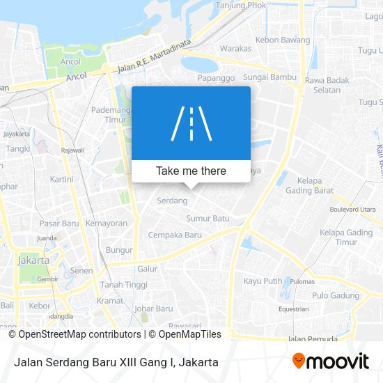 Jalan Serdang Baru XIII Gang I map