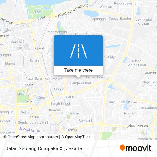 Jalan Serdang Cempaka XI map