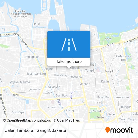 Jalan Tambora I Gang 3 map