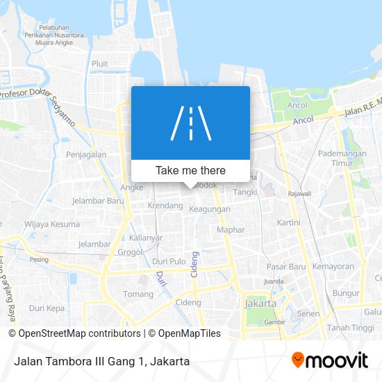 Jalan Tambora III Gang 1 map