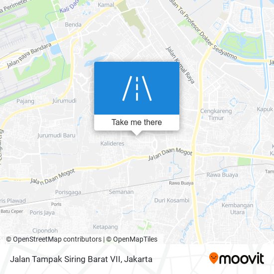 Jalan Tampak Siring Barat VII map