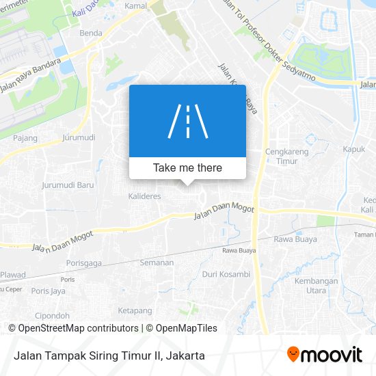 Jalan Tampak Siring Timur II map