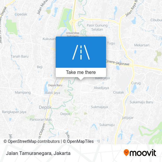 Jalan Tamuranegara map