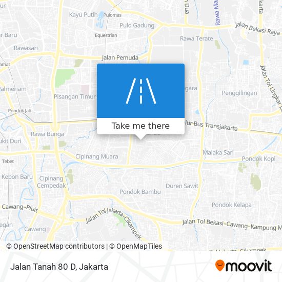 Jalan Tanah 80 D map