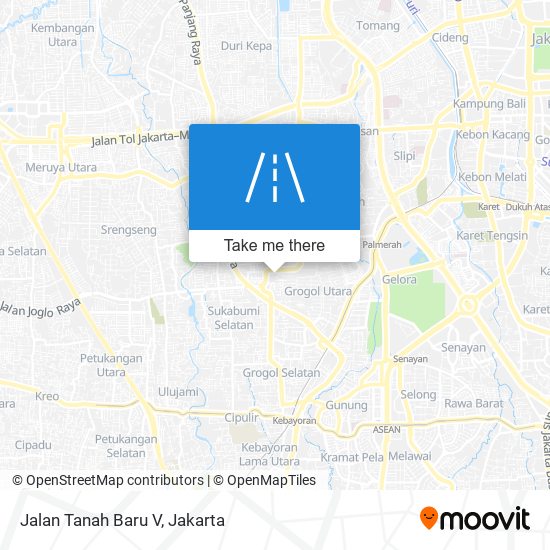 Jalan Tanah Baru V map