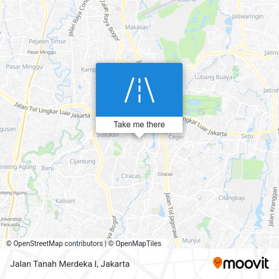Jalan Tanah Merdeka I map