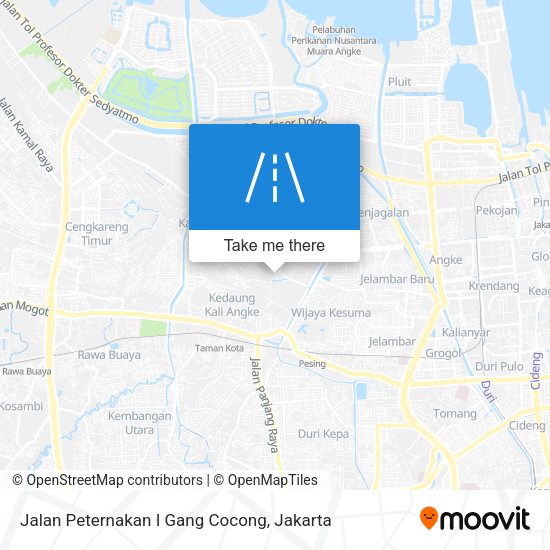 Jalan Peternakan I Gang Cocong map