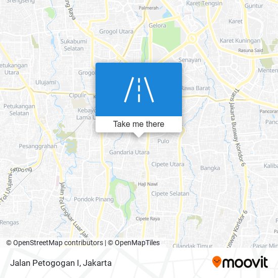 Jalan Petogogan I map