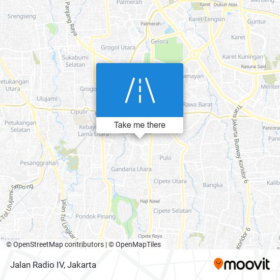 Jalan Radio IV map