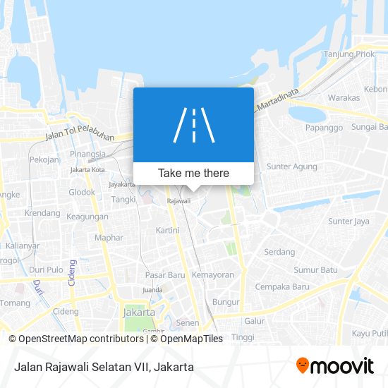 Jalan Rajawali Selatan VII map