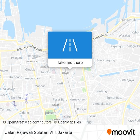 Jalan Rajawali Selatan VIII map