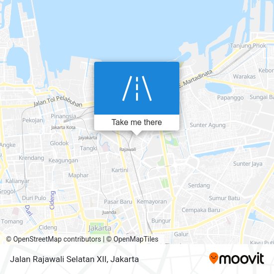 Jalan Rajawali Selatan XII map