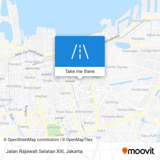 Jalan Rajawali Selatan XIII map