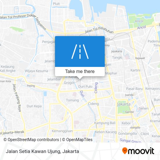Jalan Setia Kawan Ujung map