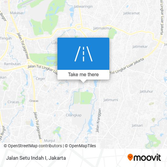 Jalan Setu Indah I map