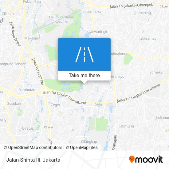 Jalan Shinta III map
