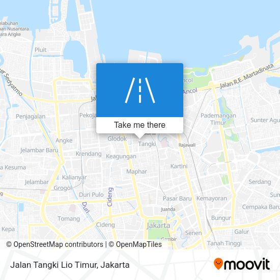 Jalan Tangki Lio Timur map