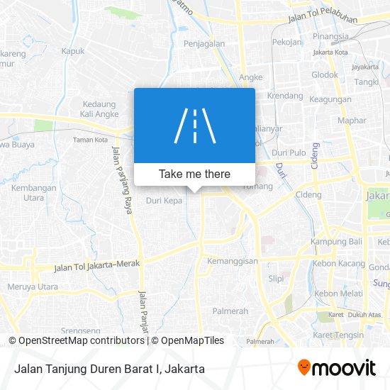 Jalan Tanjung Duren Barat I map