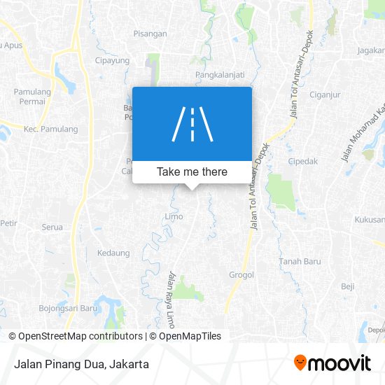 Jalan Pinang Dua map