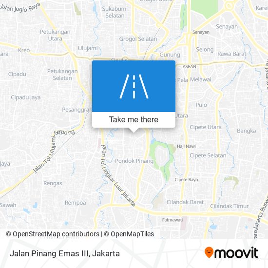 Jalan Pinang Emas III map