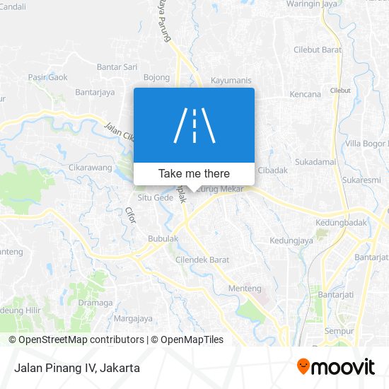 Jalan Pinang IV map