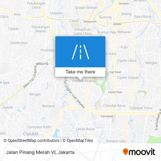 Jalan Pinang Merah VI map