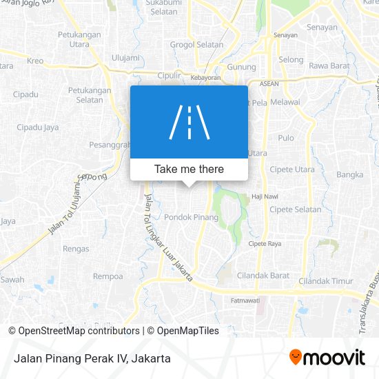 Jalan Pinang Perak IV map