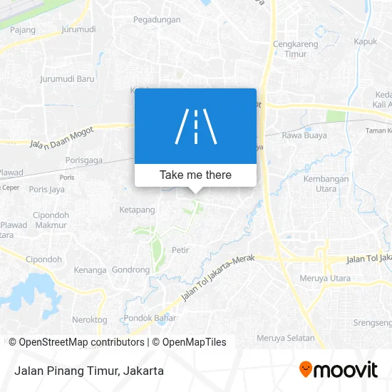 Jalan Pinang Timur map