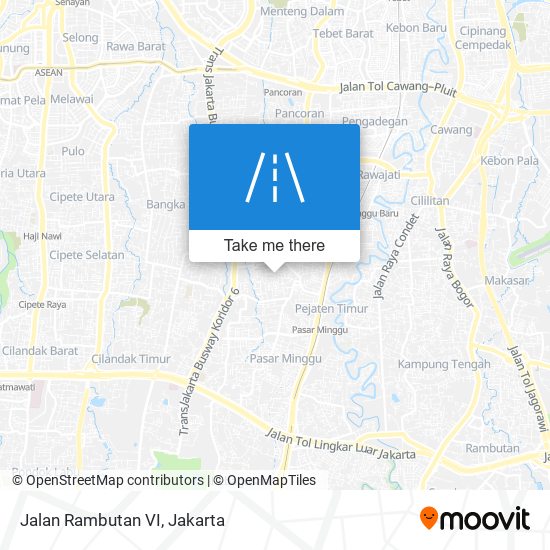 Jalan Rambutan VI map