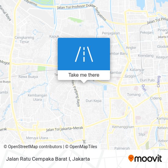 Jalan Ratu Cempaka Barat I map