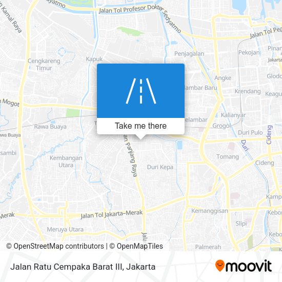 Jalan Ratu Cempaka Barat III map