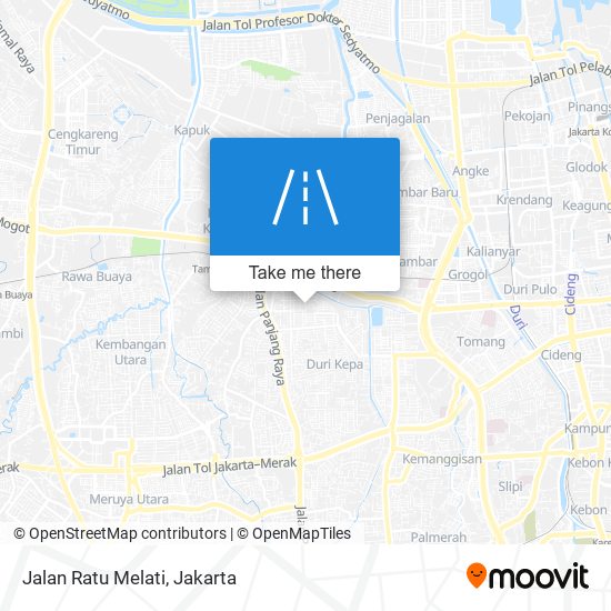 Jalan Ratu Melati map