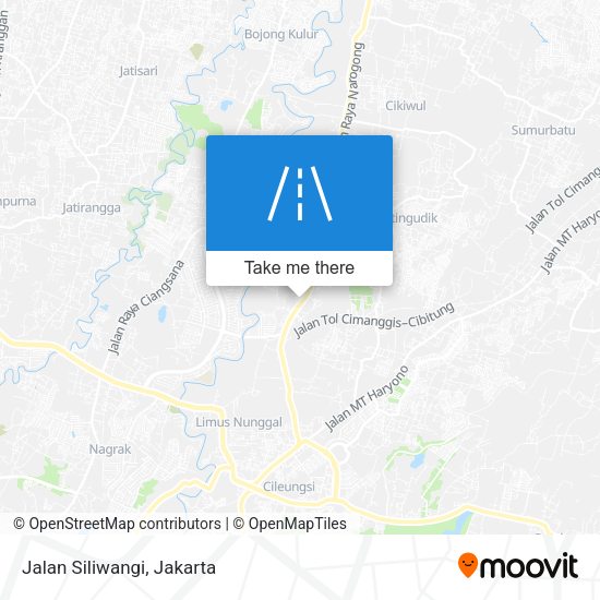 Jalan Siliwangi map