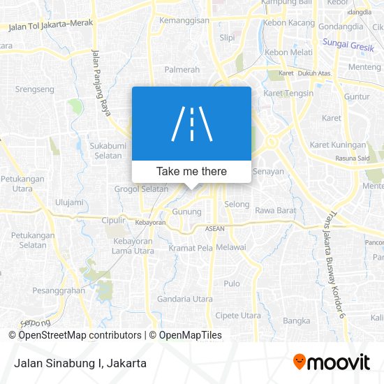 Jalan Sinabung I map