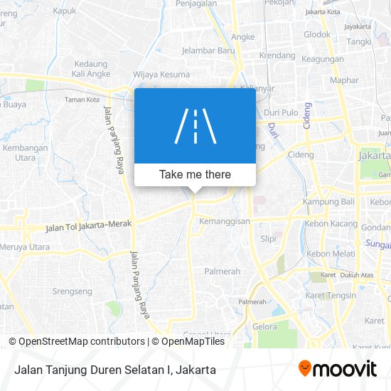 Jalan Tanjung Duren Selatan I map