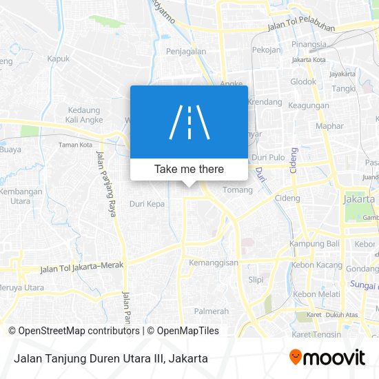 Jalan Tanjung Duren Utara III map