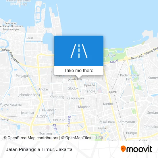 Jalan Pinangsia Timur map