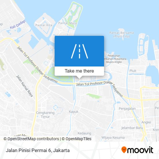 Jalan Pinisi Permai 6 map