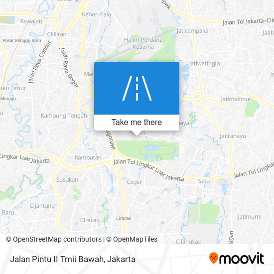 Jalan Pintu II Tmii Bawah map