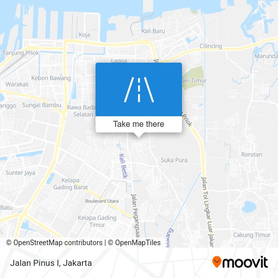 Jalan Pinus I map