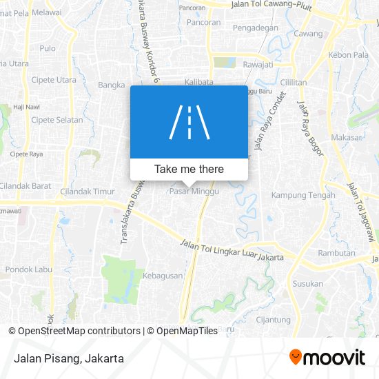 Jalan Pisang map