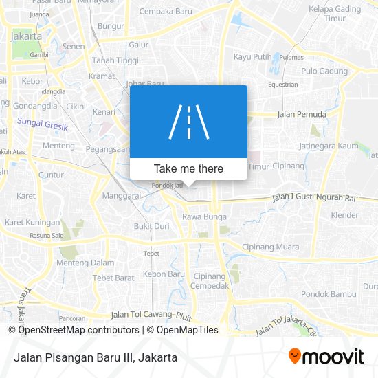 Jalan Pisangan Baru III map