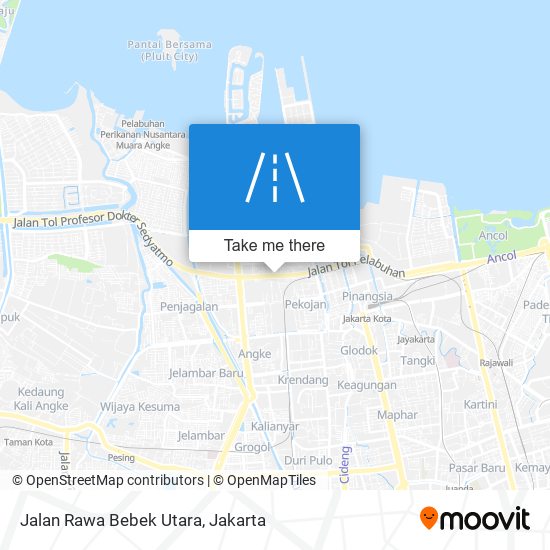 Jalan Rawa Bebek Utara map