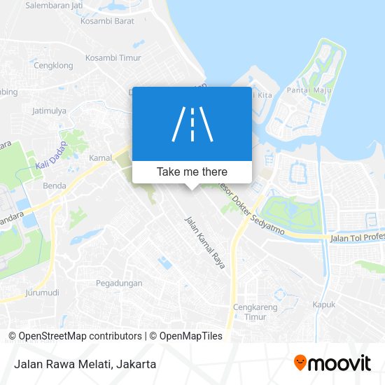 Jalan Rawa Melati map