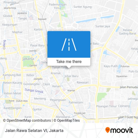 Jalan Rawa Selatan VI map