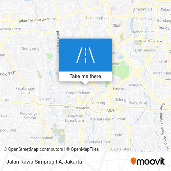 Jalan Rawa Simprug I A map