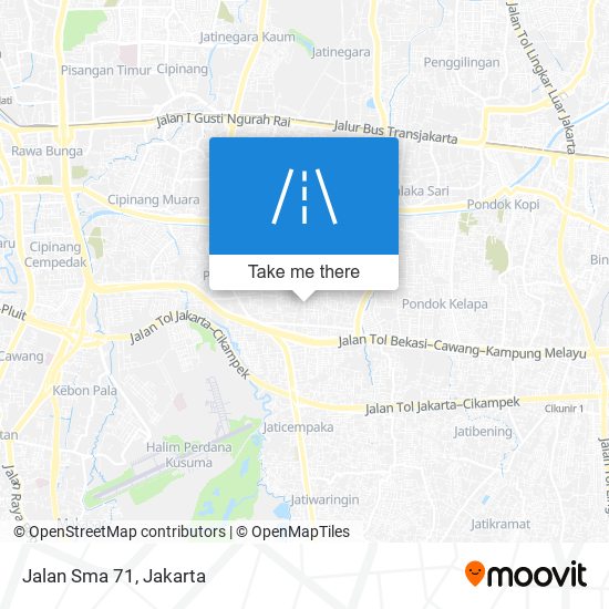 Jalan Sma 71 map